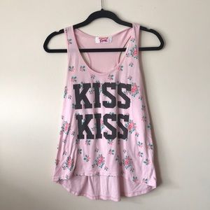 Graphic Tank - KISS pink